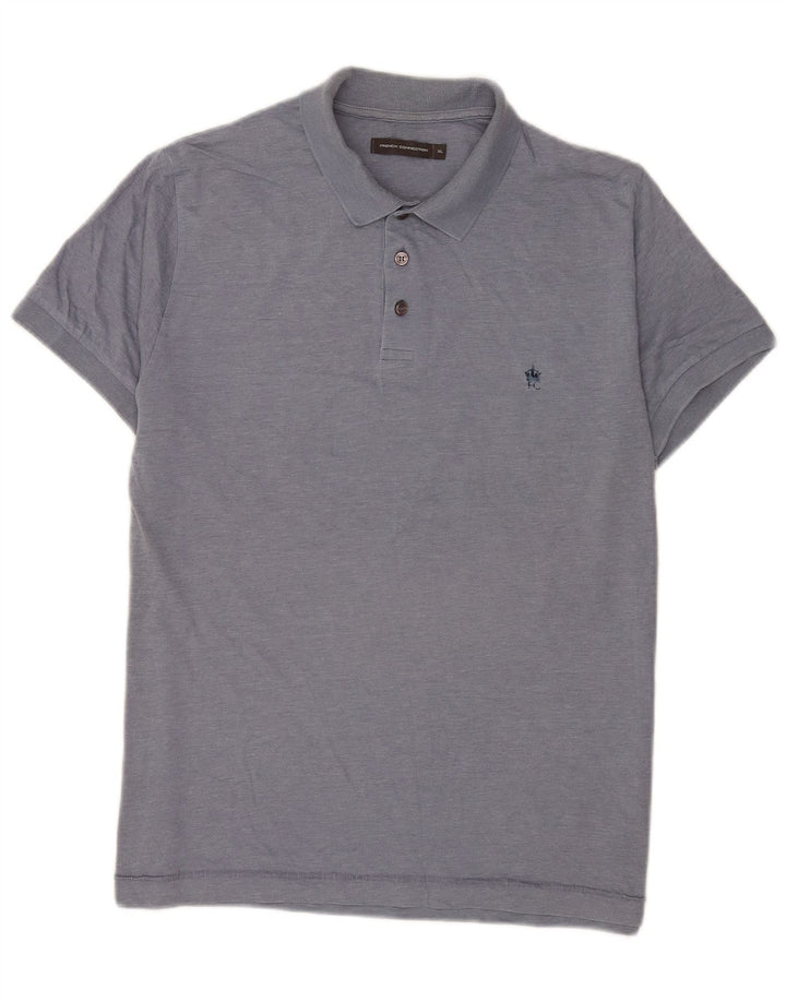 French Connection Polo Homme XL Bleu Coton