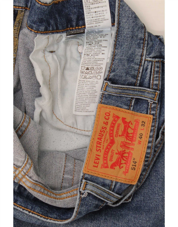Levi's Jean Droit 514 Homme Bleu W40 L32 Coton