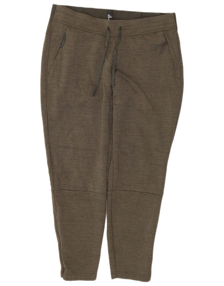 ADIDAS Pantalon de survêtement pour femme UK 20/22 XL Kaki Moucheté