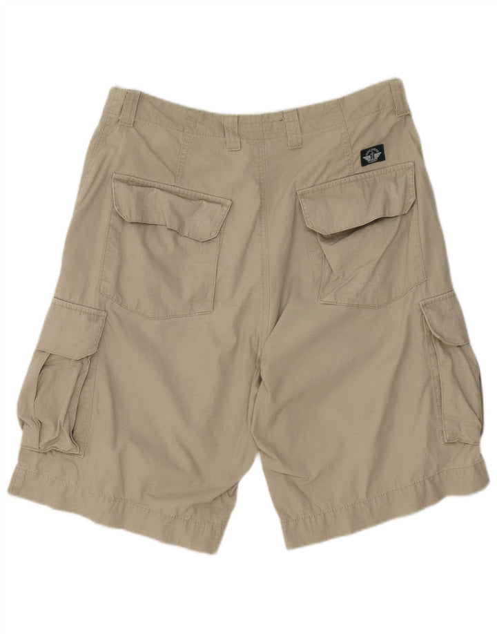 Dockers Short Cargo Khakis Femme W36 Grand Carreau Kaki
