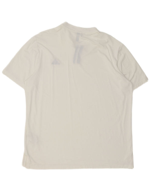 Adidas Polo Homme XL Blanc Polyester