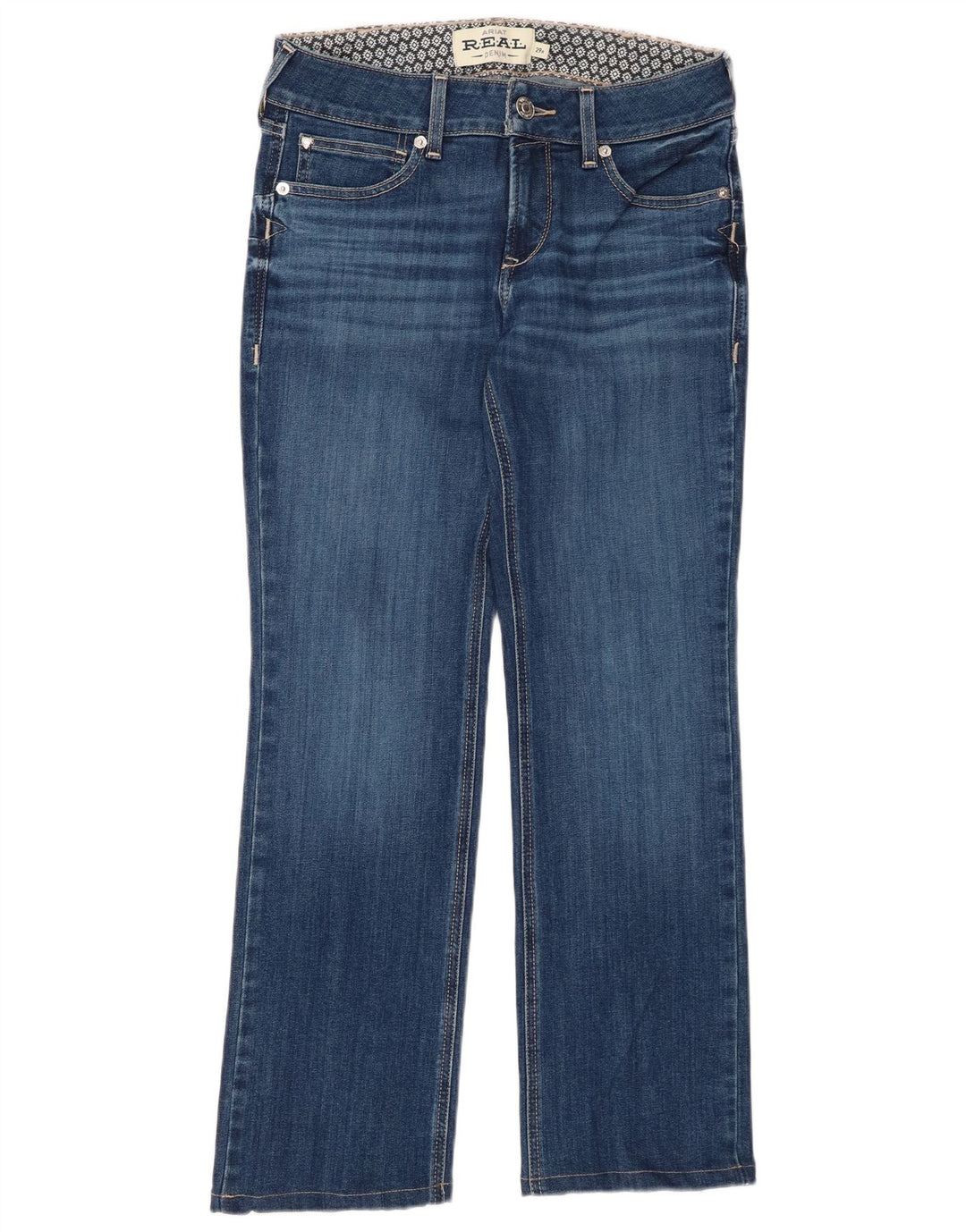 Jean droit Femme ARIAT W29 L29 bleu coton