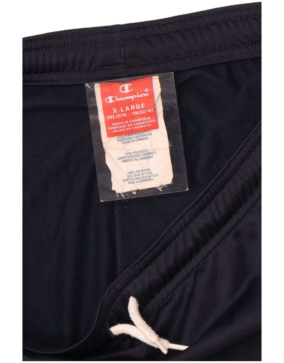 CHAMPION Pantalon de Survêtement Garçon Joggers 13-14 Ans XL Bleu Marine