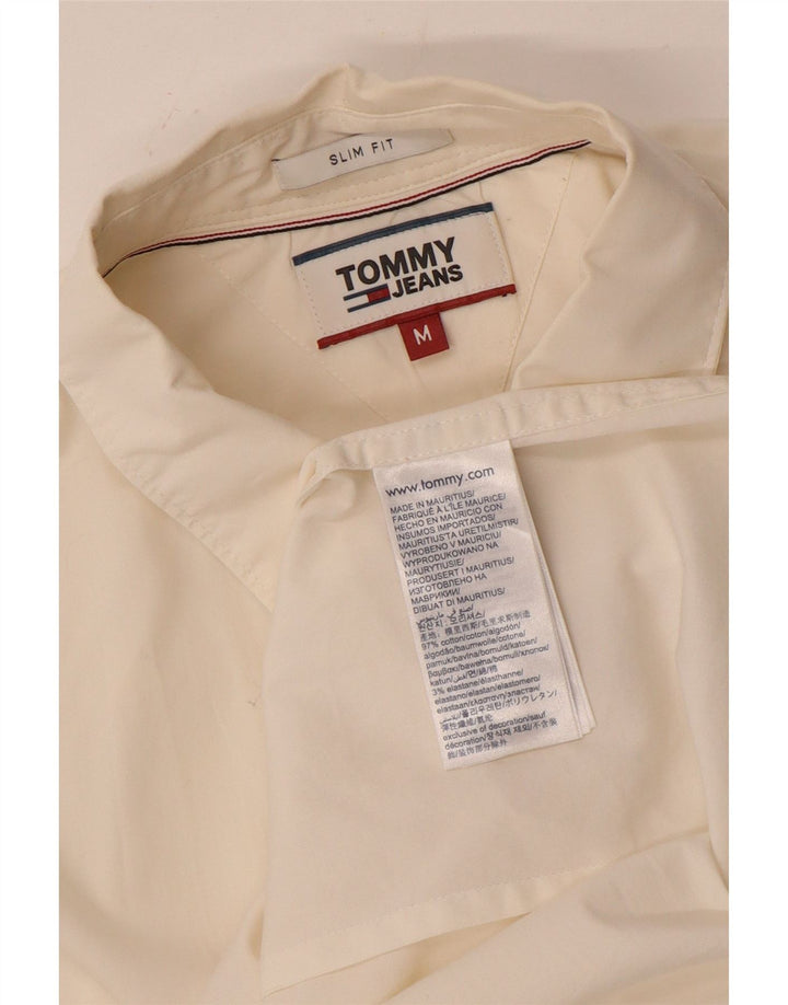 Tommy Hilfiger Chemise Slim Fit Homme Blanc Moyen Coton