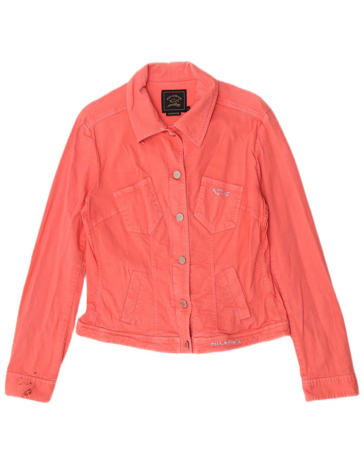 Paul & Shark Veste en jean Yachting pour femme UK 10 Small Rose