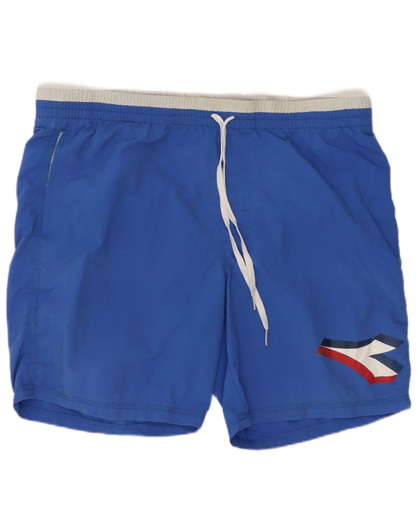 Diadora Short de Bain Graphique XL Bleu Colorblock Homme