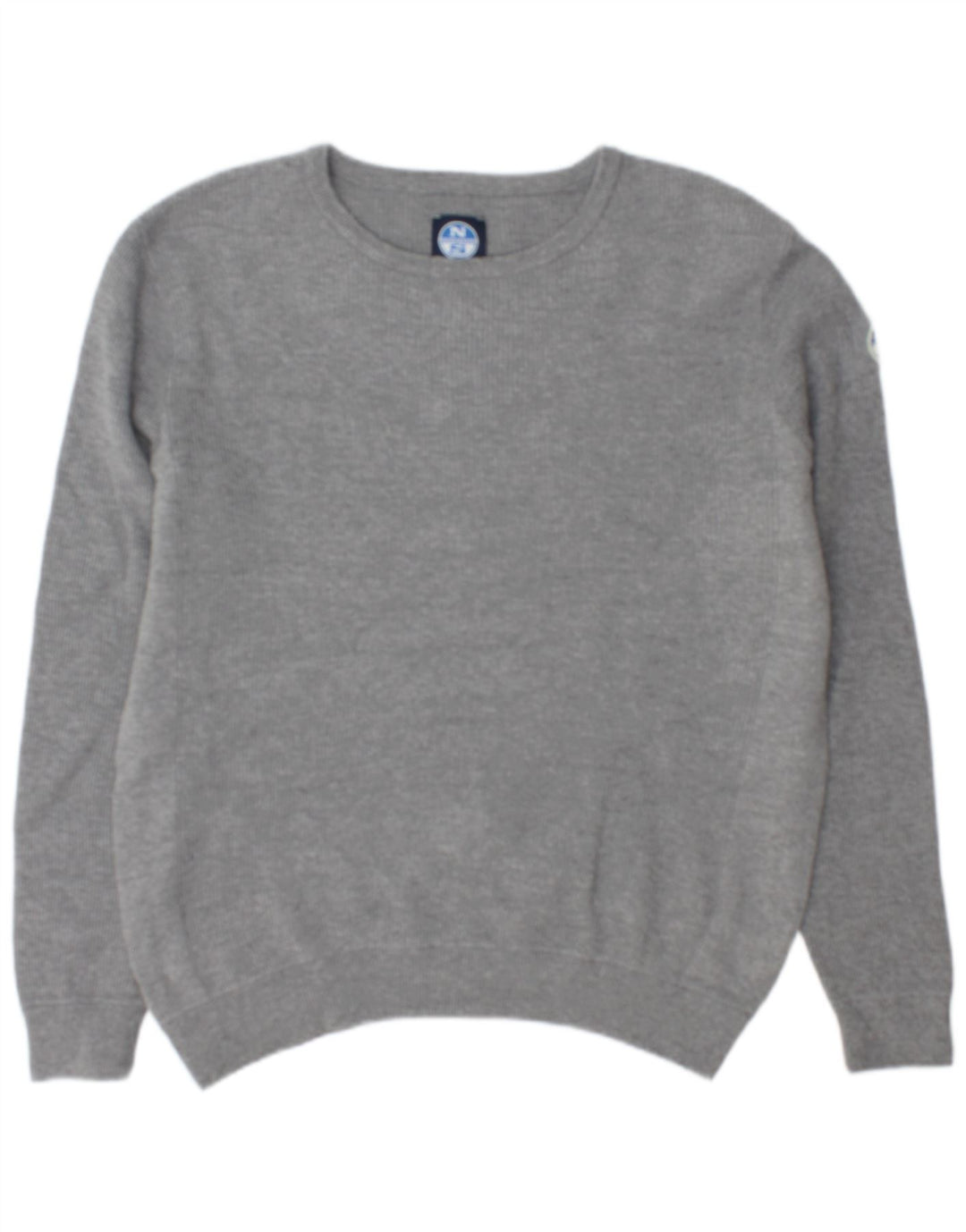 North Sails Pull ras du cou pour homme XL en coton gris