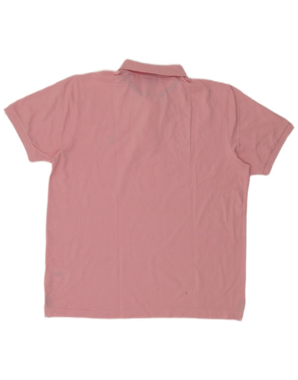 Gant Polo Homme XL Rose Coton