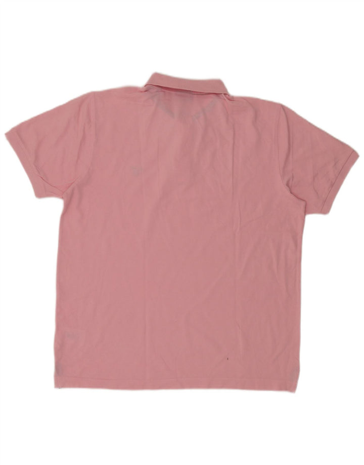 Gant Polo Homme XL Rose Coton