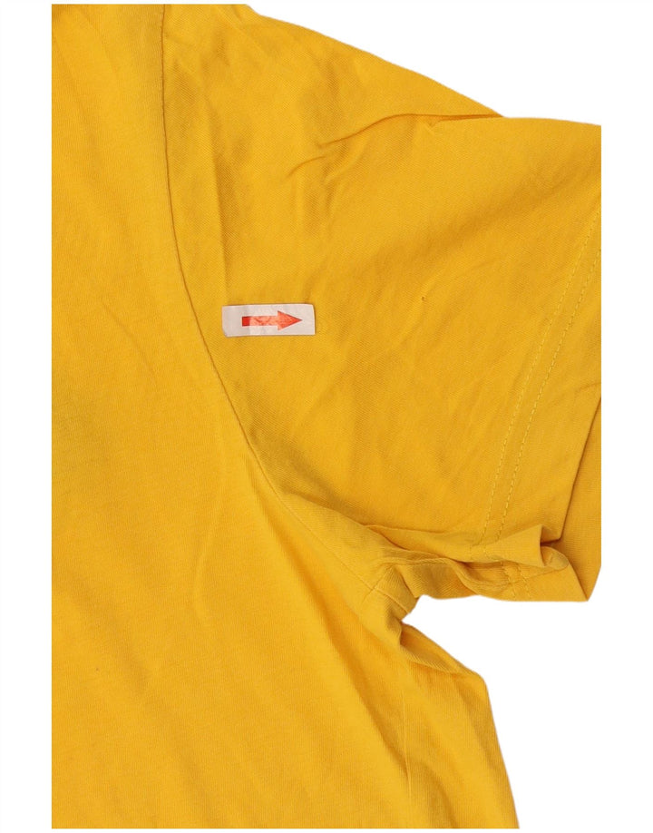 Champion T-Shirt Graphique Homme Jaune Moyen