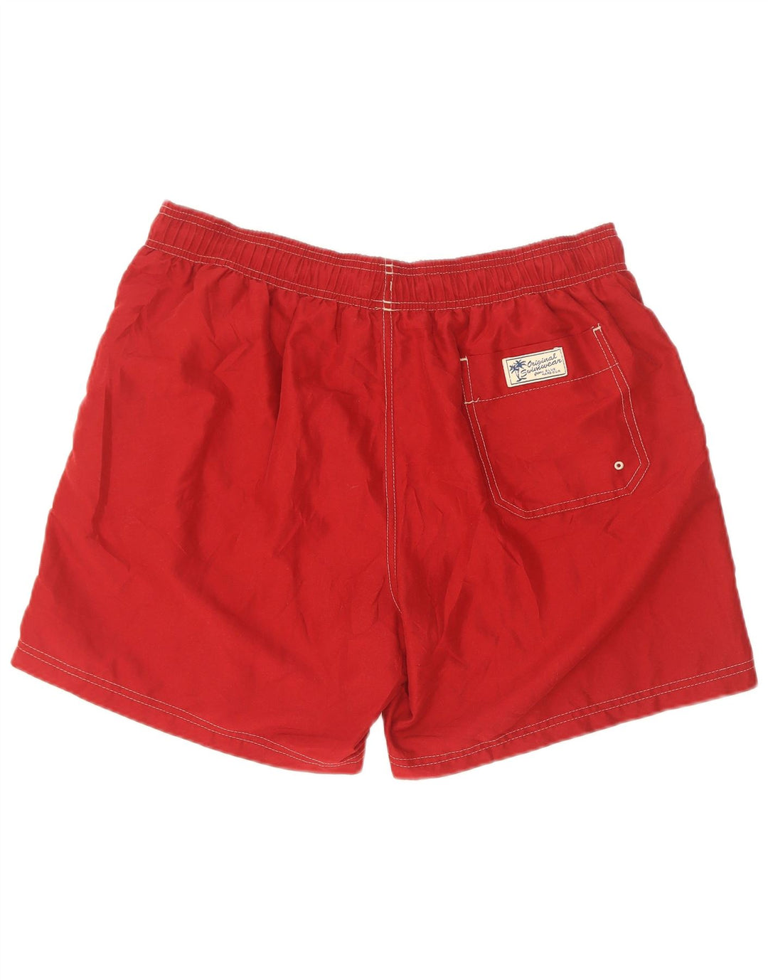 Marks & Spencer Short de bain homme grand rouge polyester