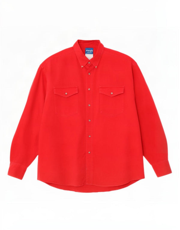 Wrangler Mens Shirt XL Red