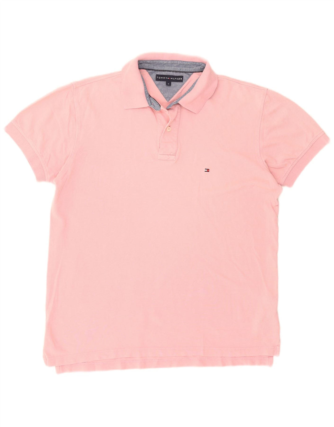 TOMMY HILFIGER Polo Homme Rose Moyen Coton