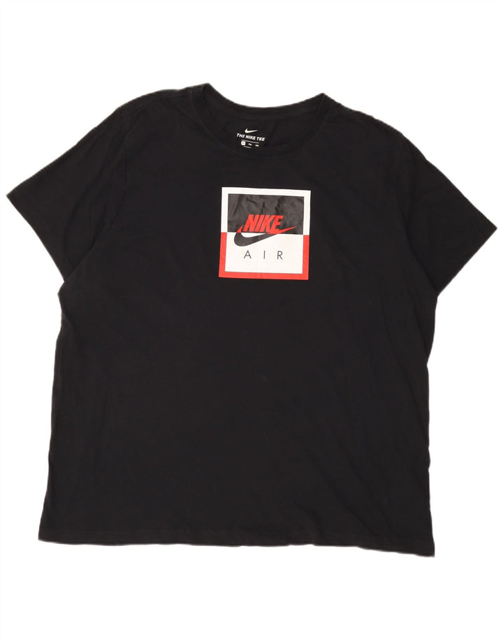 Nike T-shirt graphique pour homme 2XL en coton noir