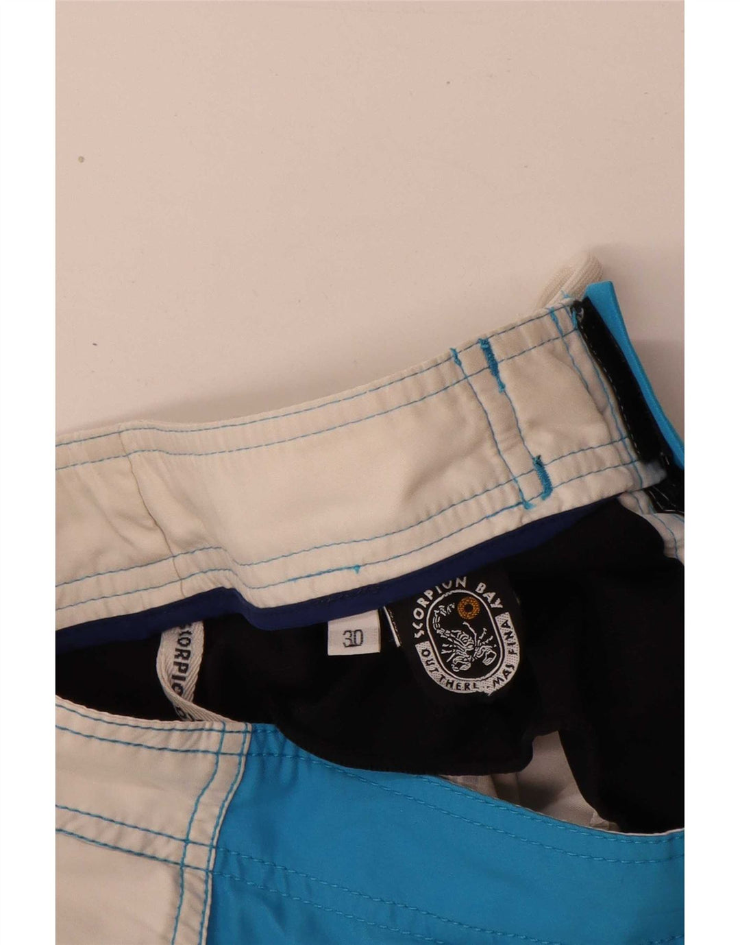Scorpion Bay Short de Bain Graphique Homme Bleu Moyen Polyester Colorblock