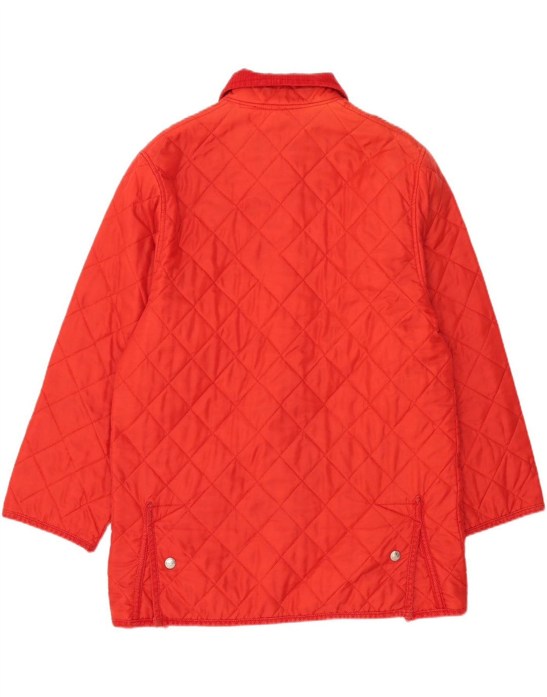 ANDREA MARE Womens Quilted Jacket UK 16 Large Red Polyamide Vintage Andrea Mare and Second-Hand Andrea Mare from Messina Hembry 