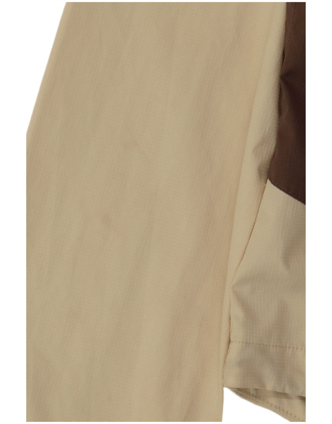 JACK WOLFSKIN Veste de pluie surdimensionnée pour femme UK 10 Small Beige Colourblock