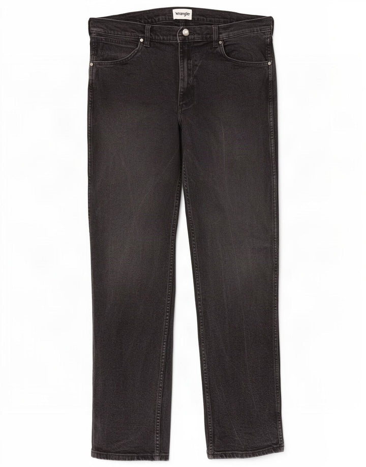 Wrangler Jean droit homme W36 L36 coton noir