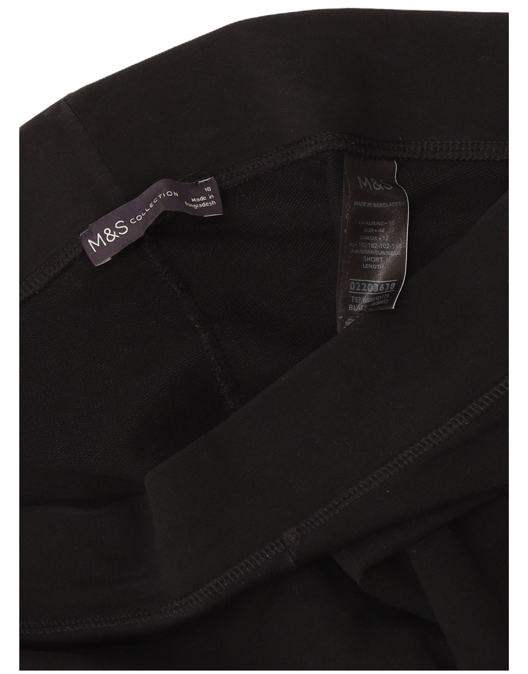 Marks & Spencer Leggings pour femmes UK 16 Large Noir Coton