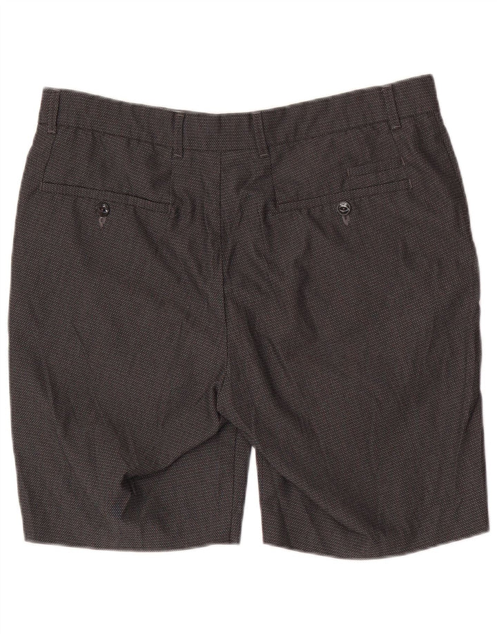 Marks & Spencer Short chino coupe slim pour homme W34, grand gris à pois en polyester