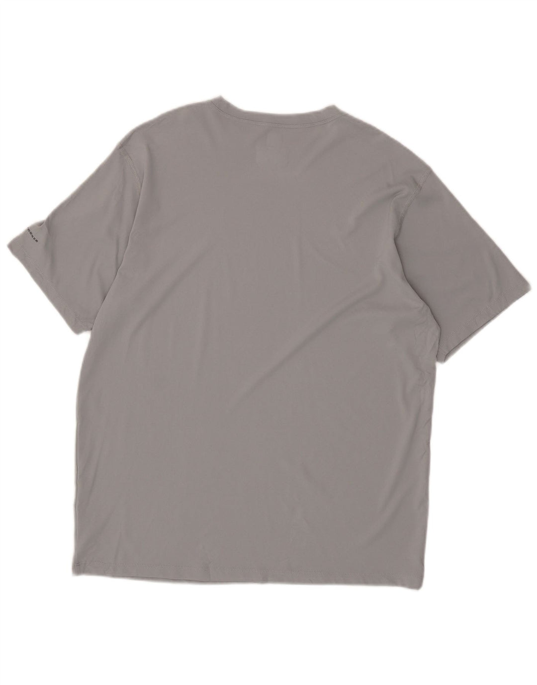 COLUMBIA Mens Omni-Freeze Zero T-Shirt Top Medium Grey Polyester