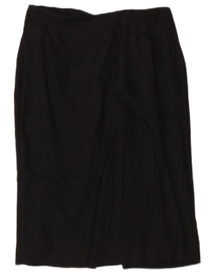 Zara Jupe droite femme EU 38 Small W28 Rayonne noire