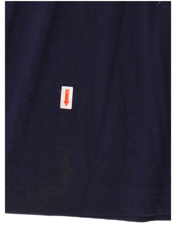 FILA T-Shirt Graphique Homme Bleu Marine Moyen Coton