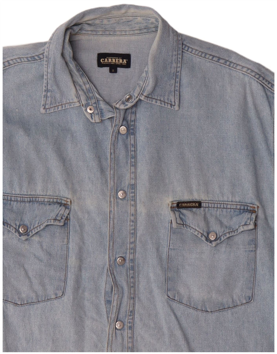 CARRERA Chemise En Jean Bleu Moyen Coton Homme