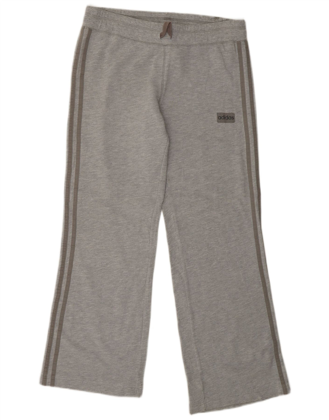 ADIDAS Pantalon de survêtement pour femme UK 10 Small Gris Coton