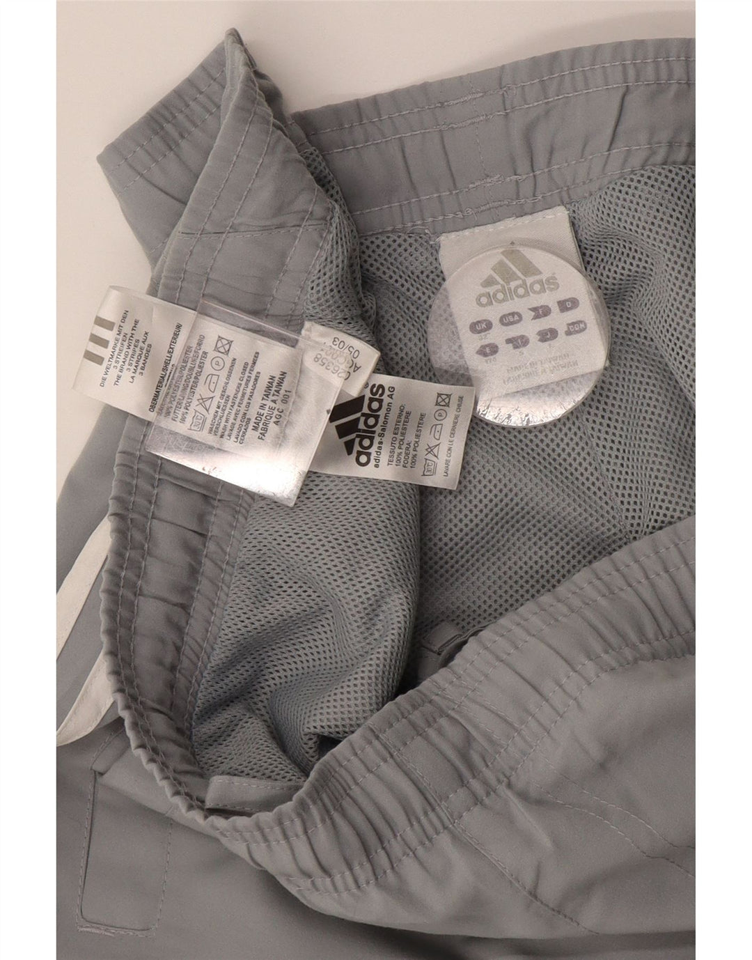 Adidas Pantalon de Survêtement Homme Gris Moyen Polyester