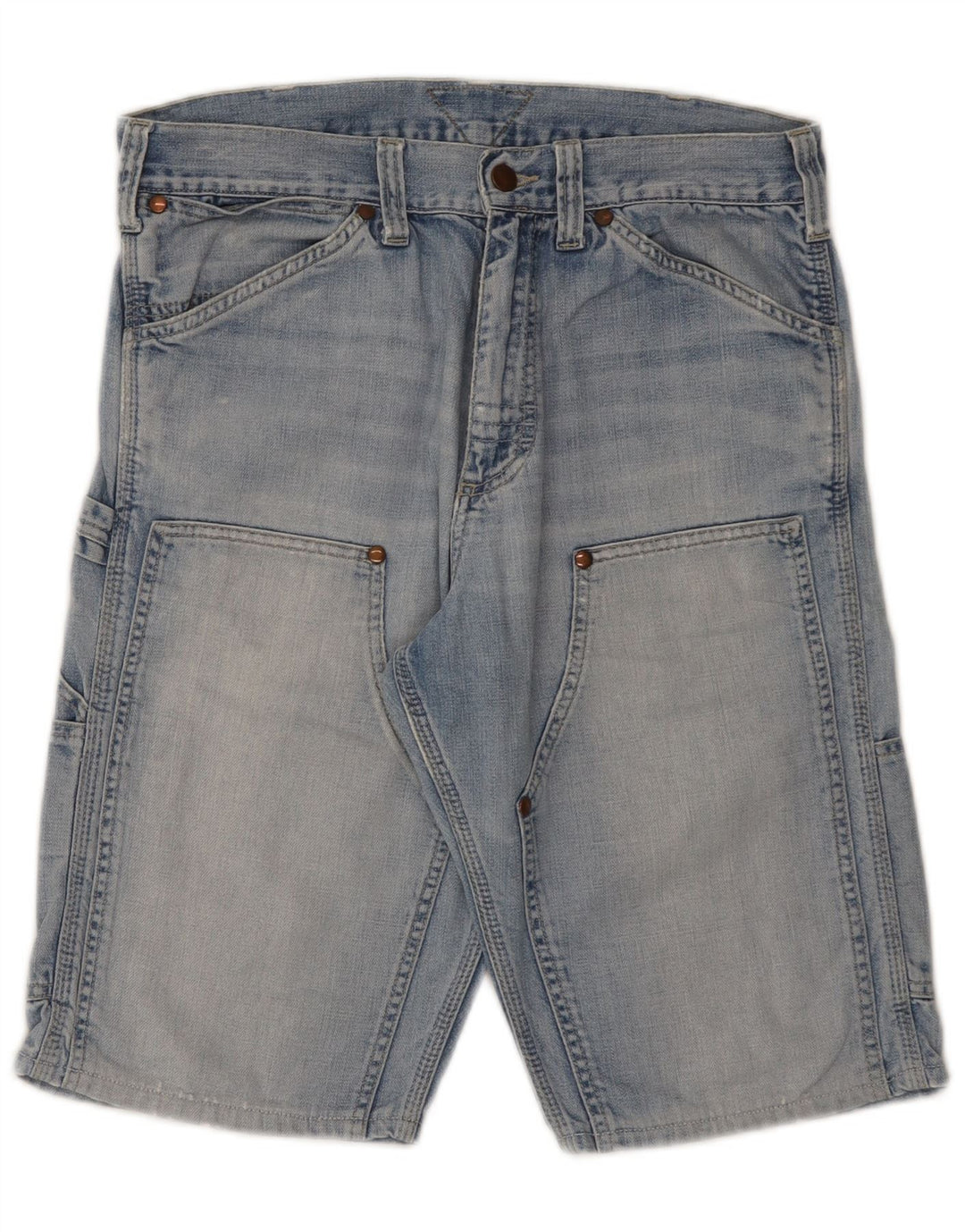 Meltin' Pot Short Cargo En Jean Homme W31 Bleu Moyen