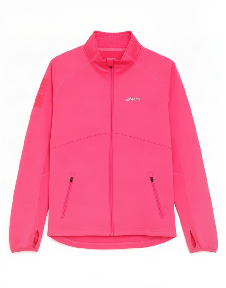 Asics Veste de survêtement graphique pour femme UK 12 Rose moyen