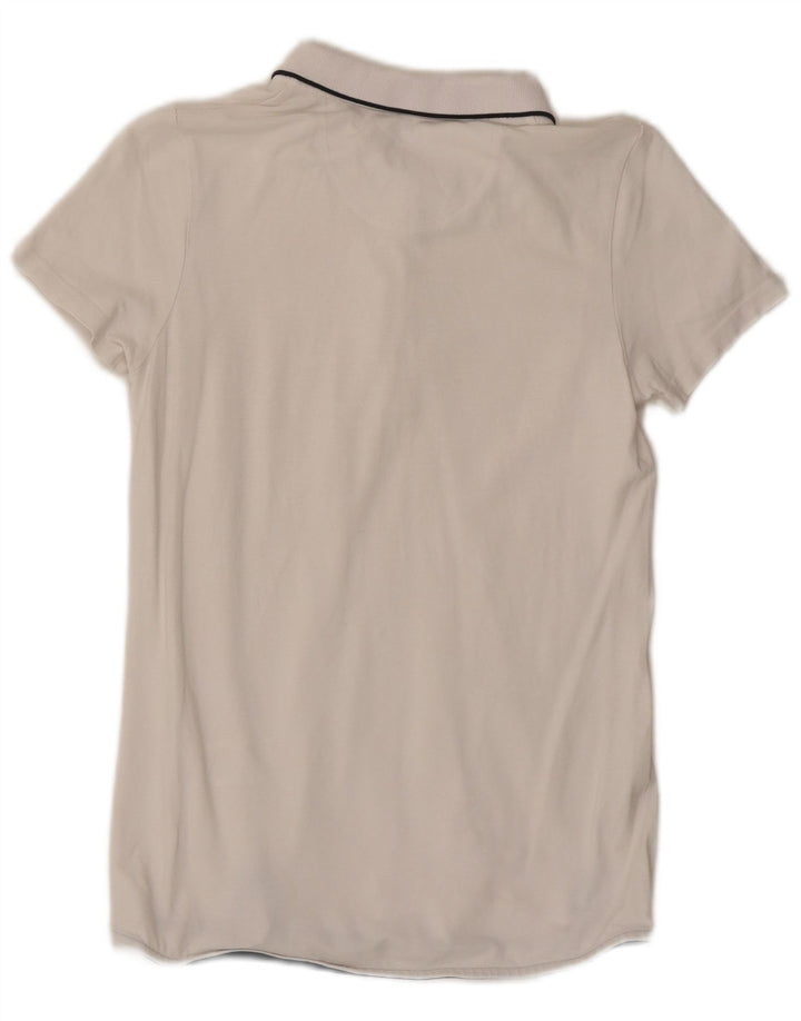Dack's Polo Femme UK 12 Coton Blanc Moyen