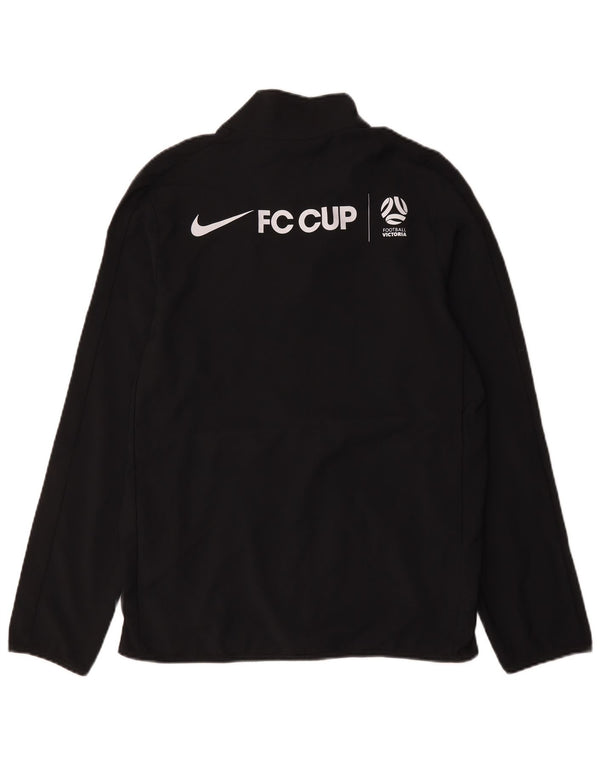 Nike Hommes Dri Fit Graphic Survêtement Top Veste Petit Noir Polyester