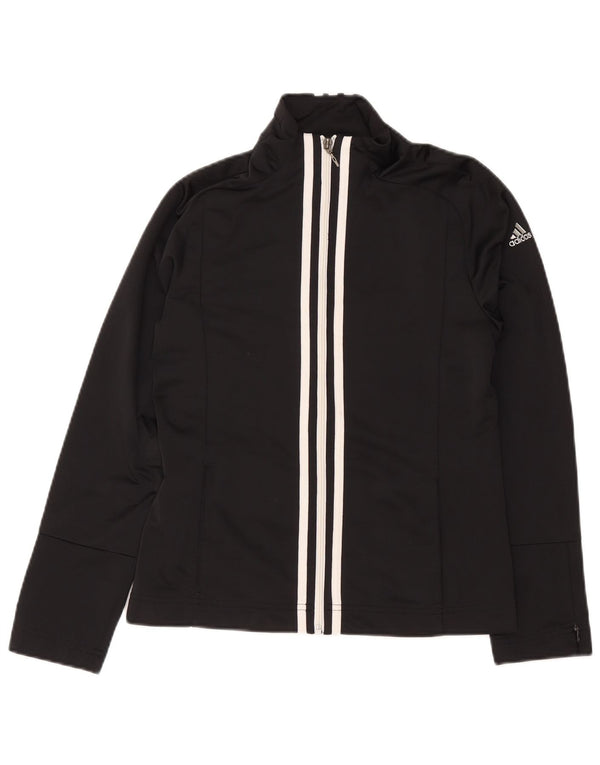 Adidas Veste de survêtement pour femme UK 10 Petit Noir Polyester