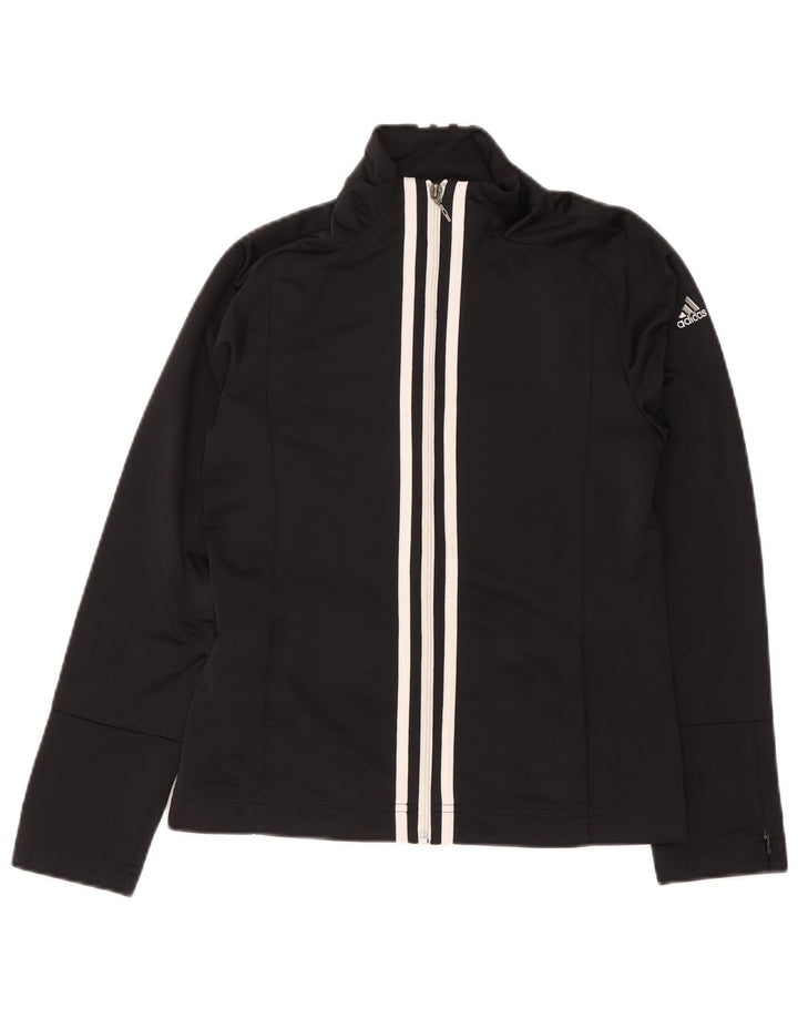 Adidas Veste de survêtement pour femme UK 10 Petit Noir Polyester