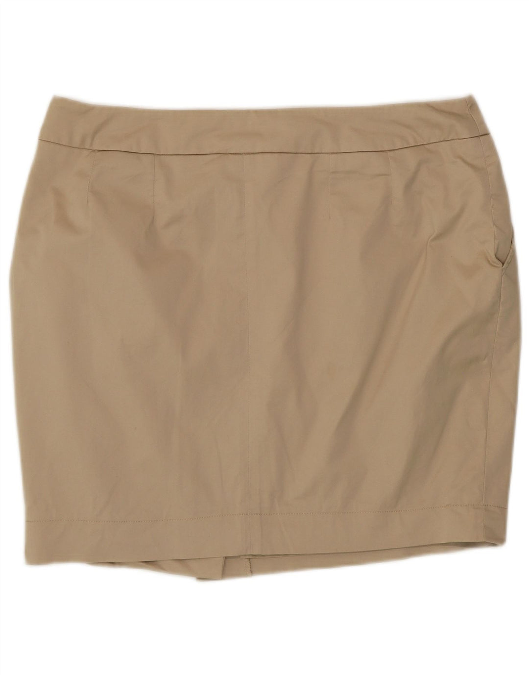 Zendra Mini jupe femme EU 46 XL W34 coton beige