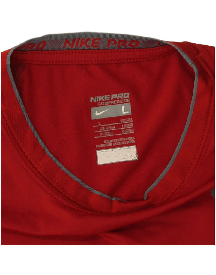 Nike T-shirt pour homme UK 42/44 Large Rouge