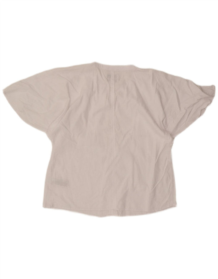 Marks & Spencer Chemisier pour femme UK 12 Lin blanc moyen