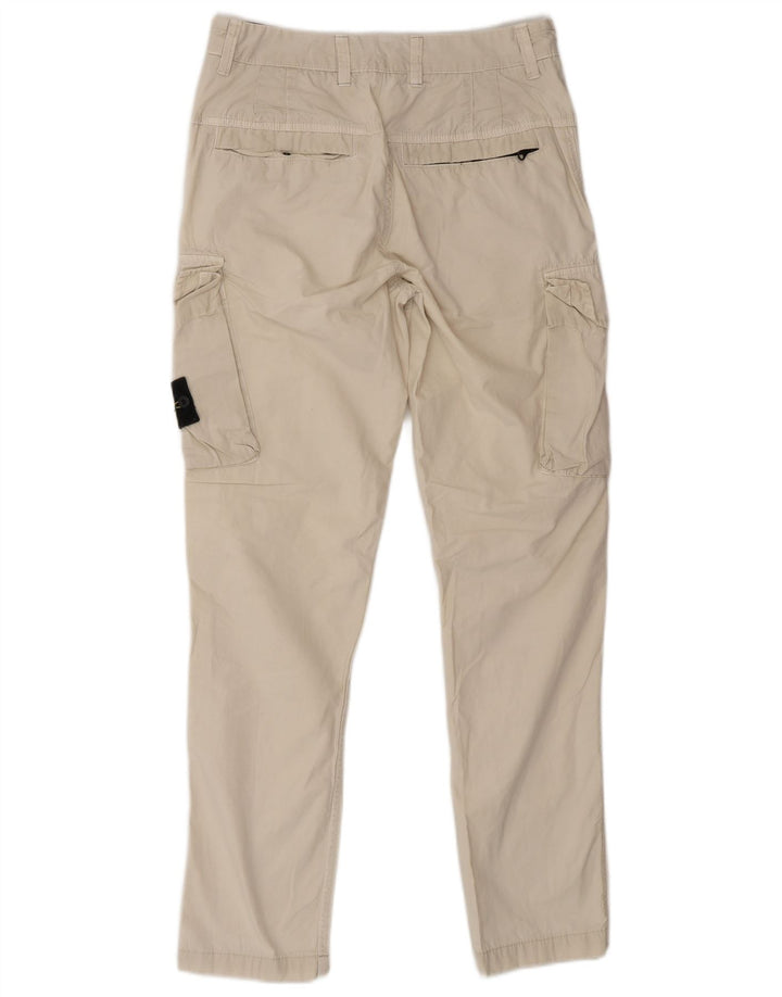 STONE ISLAND Pantalon Cargo Slim Homme W29 L29 Coton Beige