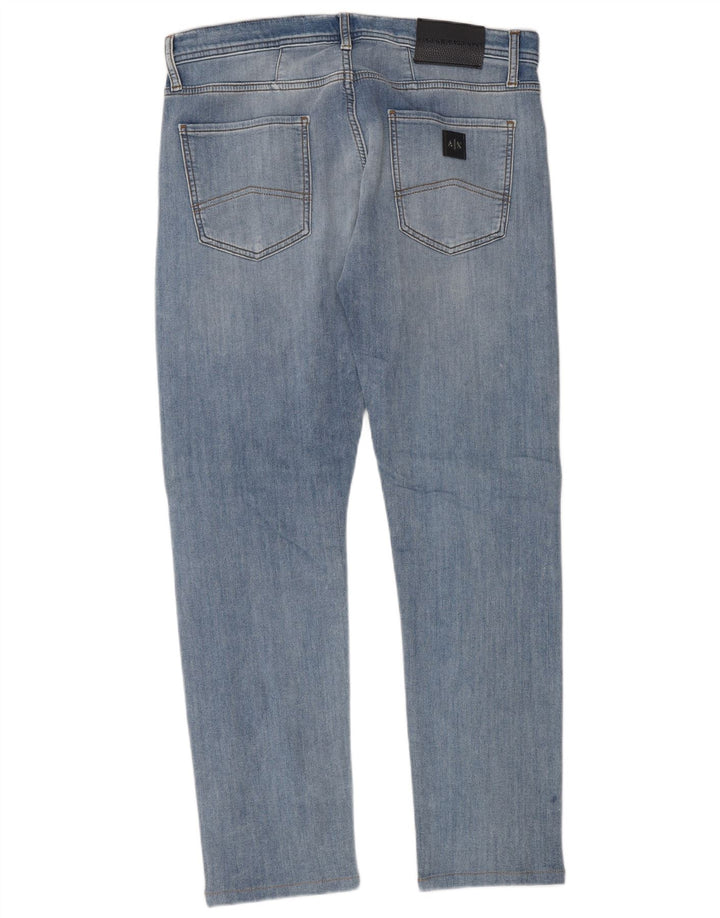 Armani Exchange Jean Slim Homme W33 L32 Bleu Coton