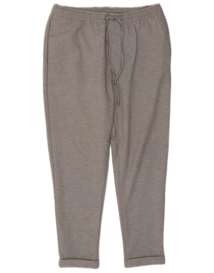 Zara Pantalon de survêtement pour femme UK 16 Large Gris