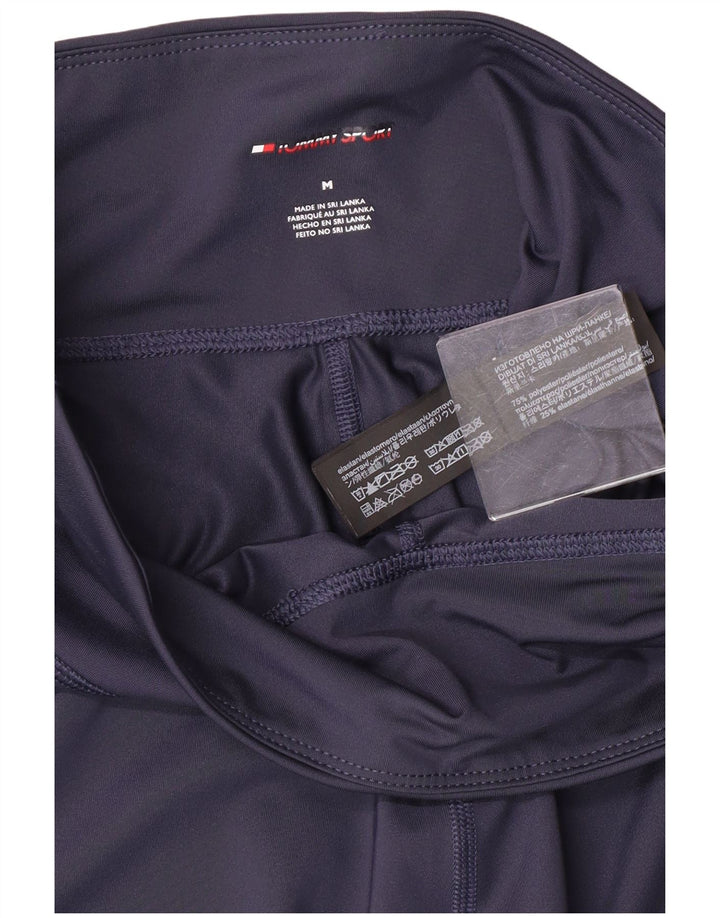 Tommy Hilfiger Legging graphique pour femme UK 12 Bleu marine moyen Polyester