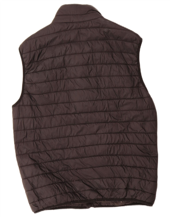 Zara Gilet rembourré pour homme UK 36 Small Noir Polyester