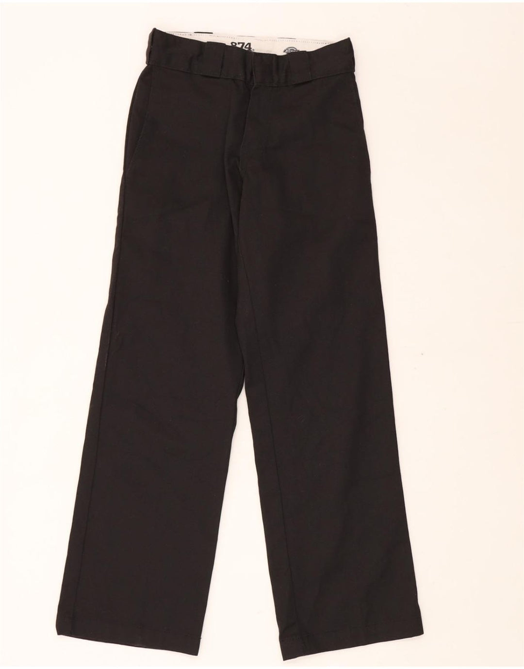 DICKIES Pantalon Chino Droit Coupe Originale 874 Femme W24 L28 Noir