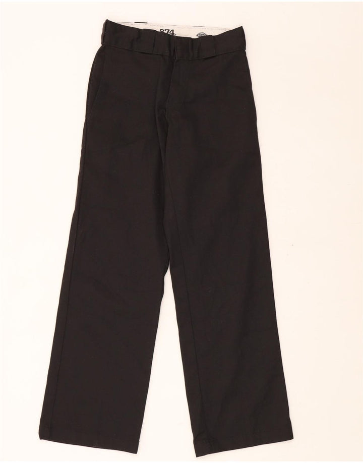 DICKIES Pantalon Chino Droit Coupe Originale 874 Femme W24 L28 Noir