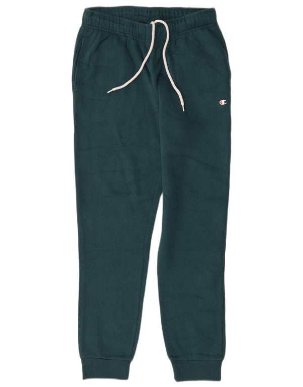 Champion Pantalon de survêtement pour homme en coton vert Small