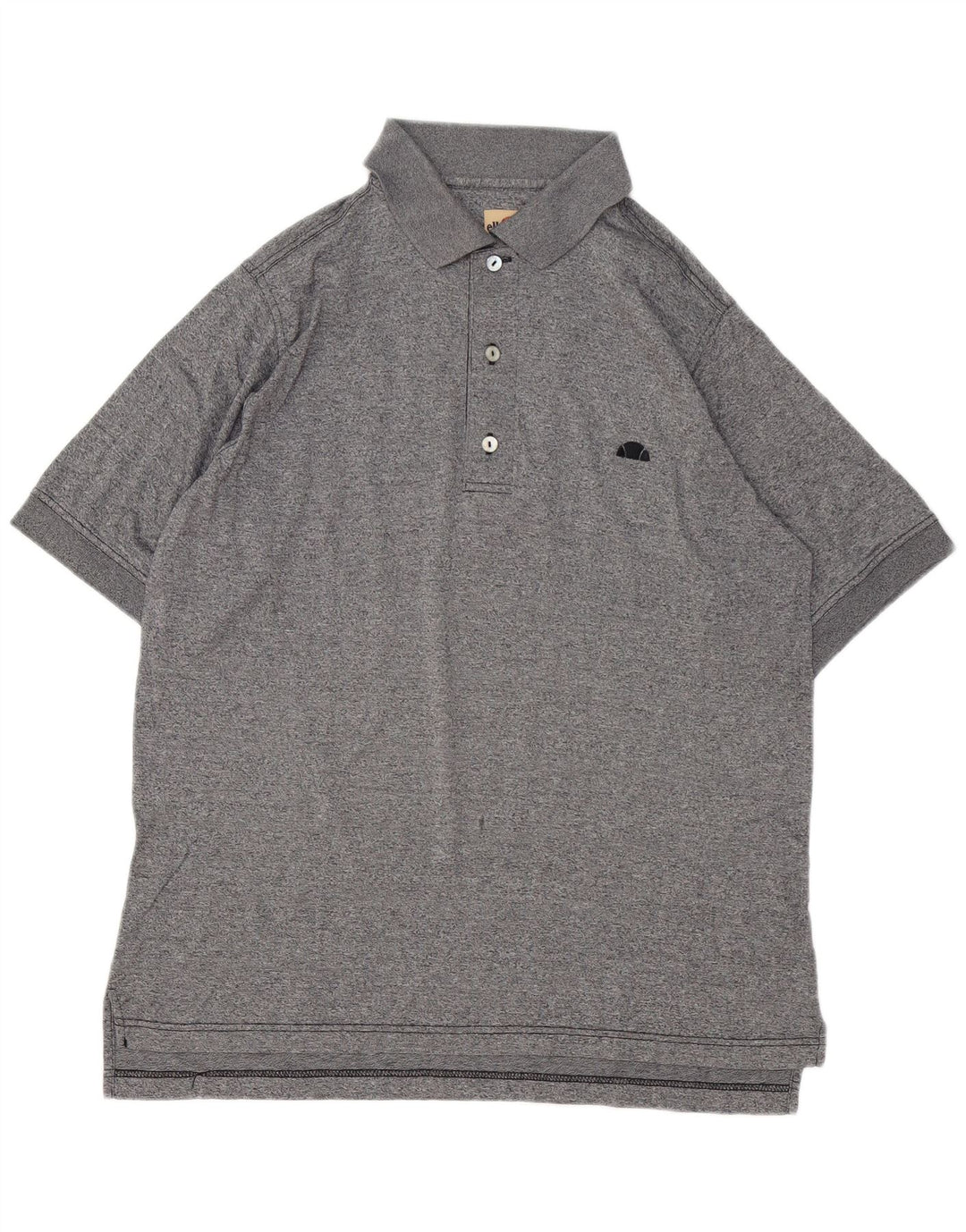 Ellesse Polo Homme Petit Gris Moucheté Coton