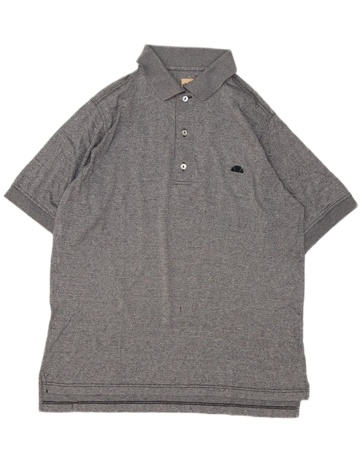 Ellesse Polo Homme Petit Gris Moucheté Coton