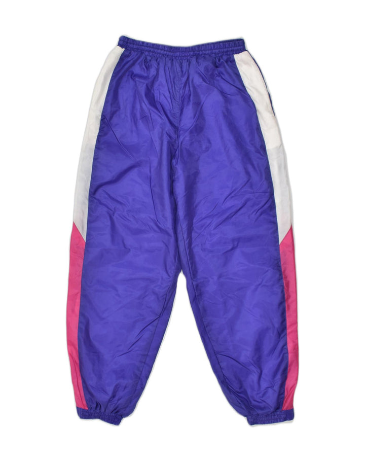 VINTAGE Pantalon de survêtement pour homme en nylon violet moyen